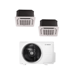 A++ 18000 BTU 1 Dış + 2 İç Ünite (2x12000 BTU) Multi Inverter Kaset Tipi Klima - 1